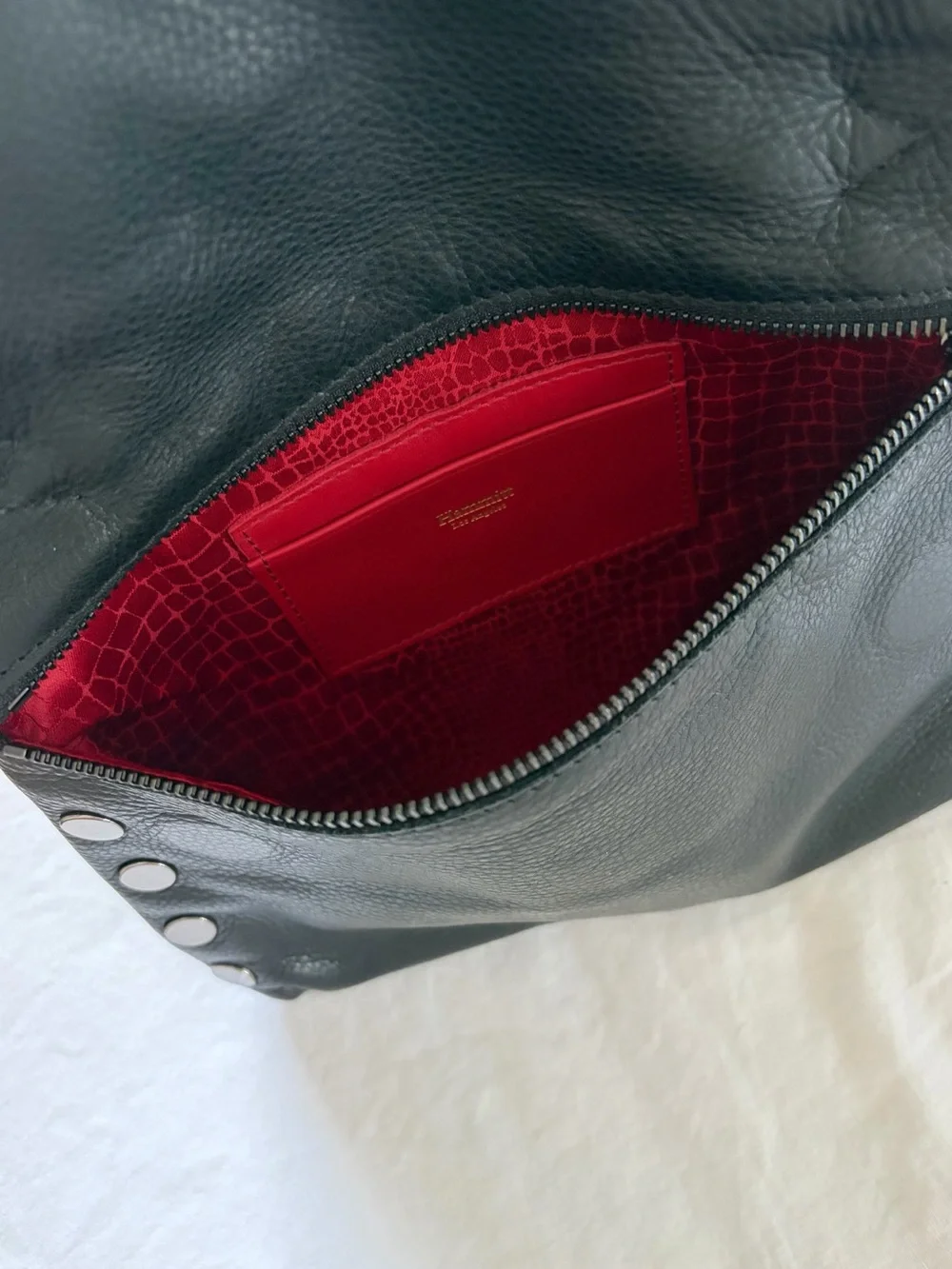 HAMMIT VIP Leather bag with gunmetal hardware (Backpack, crossbody, shoulder)